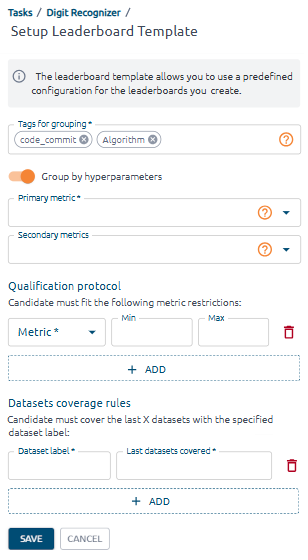 leaderboard setuptemplate