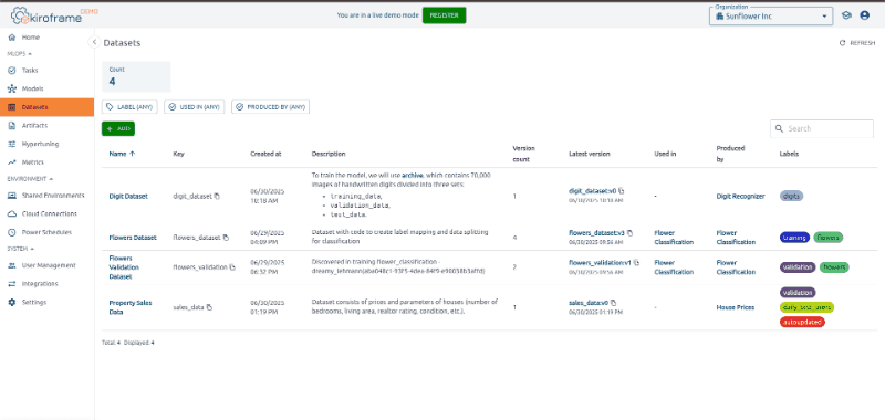 Metadata and quality insights